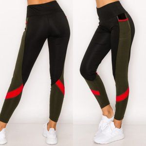 KIMBERLY Color Block Leggings